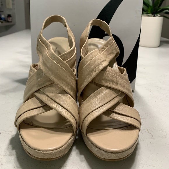 Nine West Shoes - Nine West heels, Natural cream in color. Size 6.5